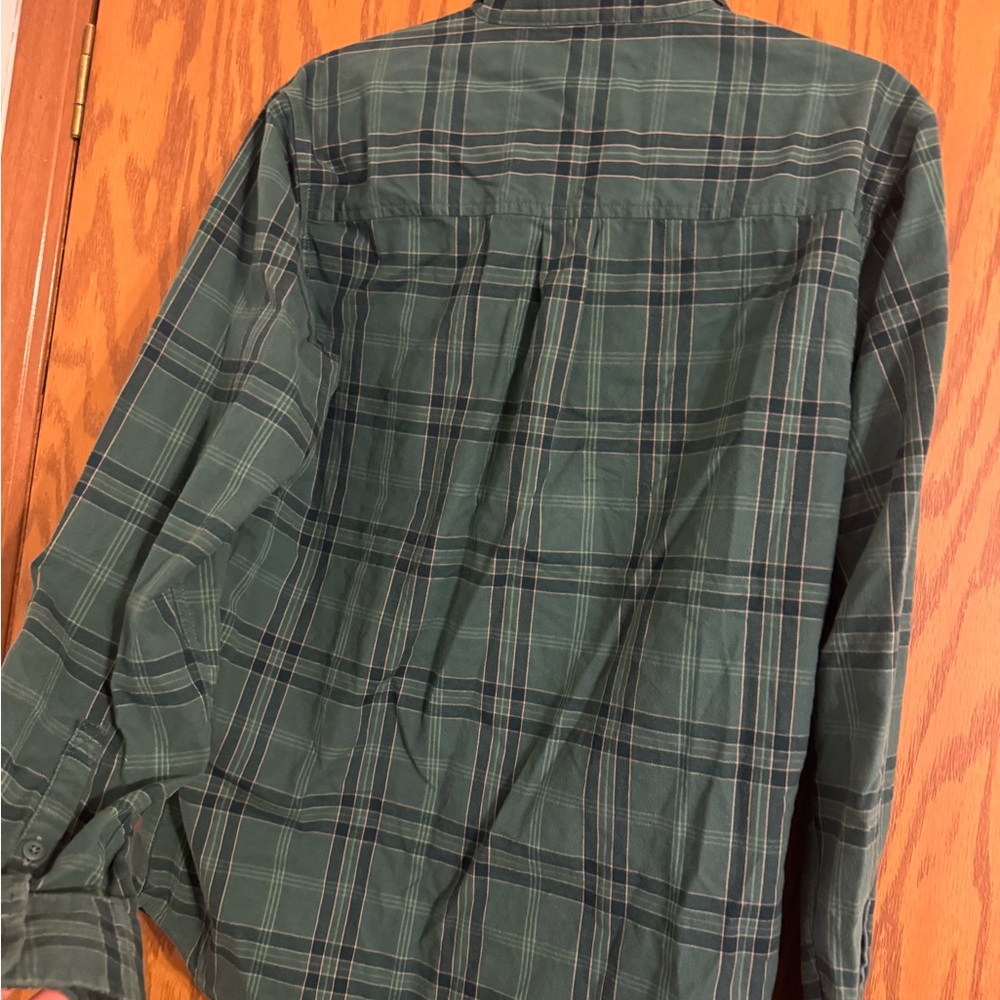 Men's REI Cooperative Green Plaid Flannel Shirt. Size Small. For Your outdoor. - Picture 10 of 13